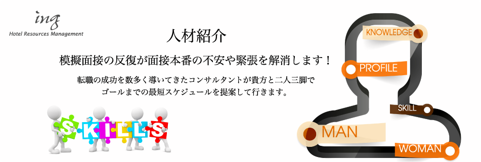 株式会社ＩＮＧ 人材紹介　模擬面接の反復が面接本番の不安や緊張を解消します！　転職の成功を数多く導いてきたコンサルタントが貴方と二人三脚でゴールまでの最短スケジュールを提案して行きます。